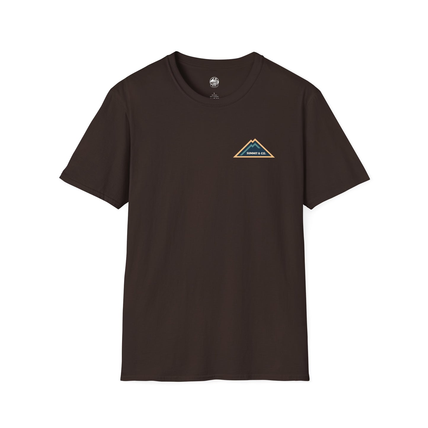 Summit&Co. Softstyle Tee-Mountain& Line