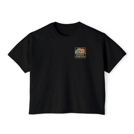 Summit&Co. Women Boxy Tee Fearless Fluid Free