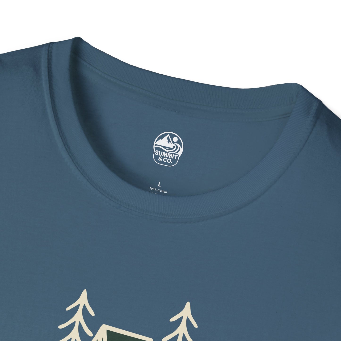 Summit&Co. Softstyle Tee-Camp More Worry Less