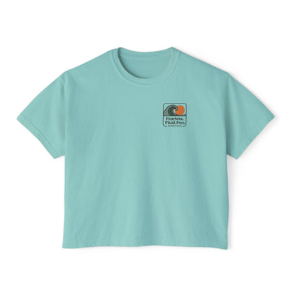 Summit&Co. Women Boxy Tee Fearless Fluid Free