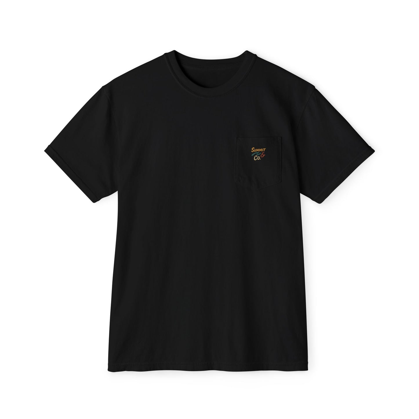 Comfortable Women's Pocket T-Shirt | Brushed Logo