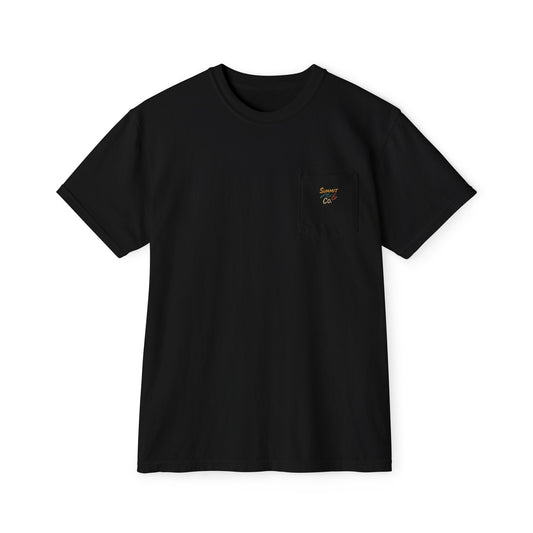 Comfortable Women's Pocket T-Shirt | Brushed Logo