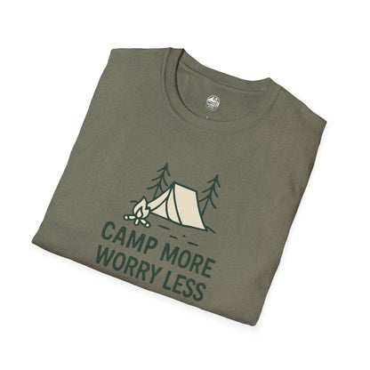 Summit&Co. Softstyle Tee-Camp More Worry Less