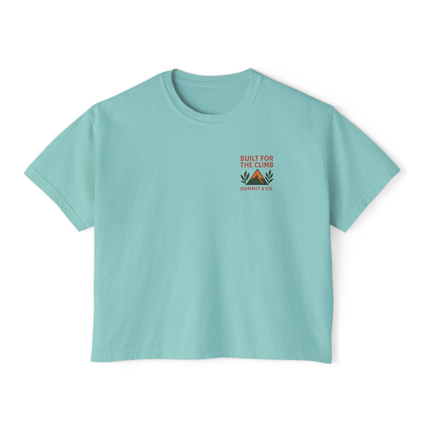 Summit&Co. Women Boxy Tee-Built For the Climb