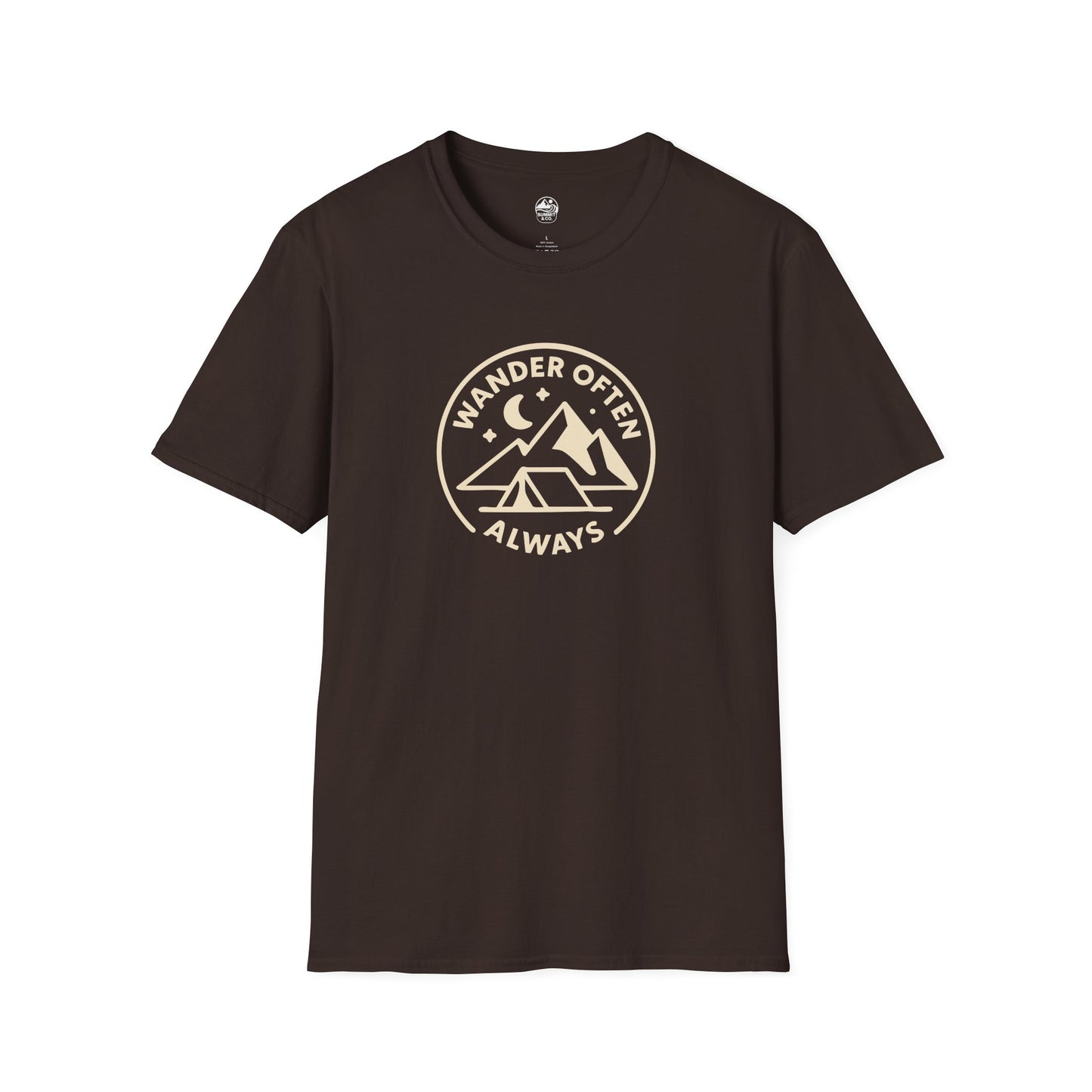 Summit&Co.  Softstyle Tee-Wander Often Always