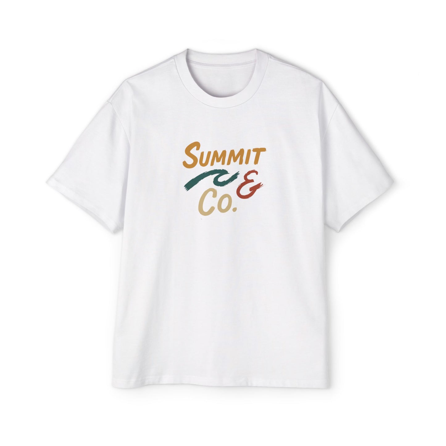 Men's Heavy Oversized Tee - Brushes T-Shirt