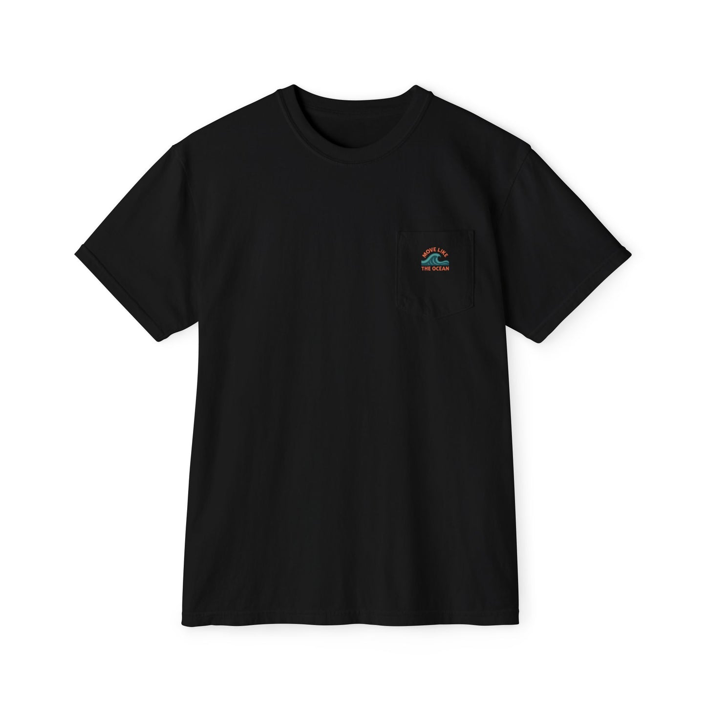 Comfortable Women's Pocket T-Shirt | Move Like The Ocean