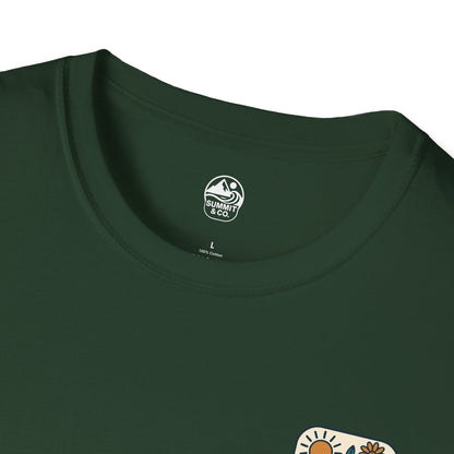 Summit&Co. Softsyle Tee-Floral Logo