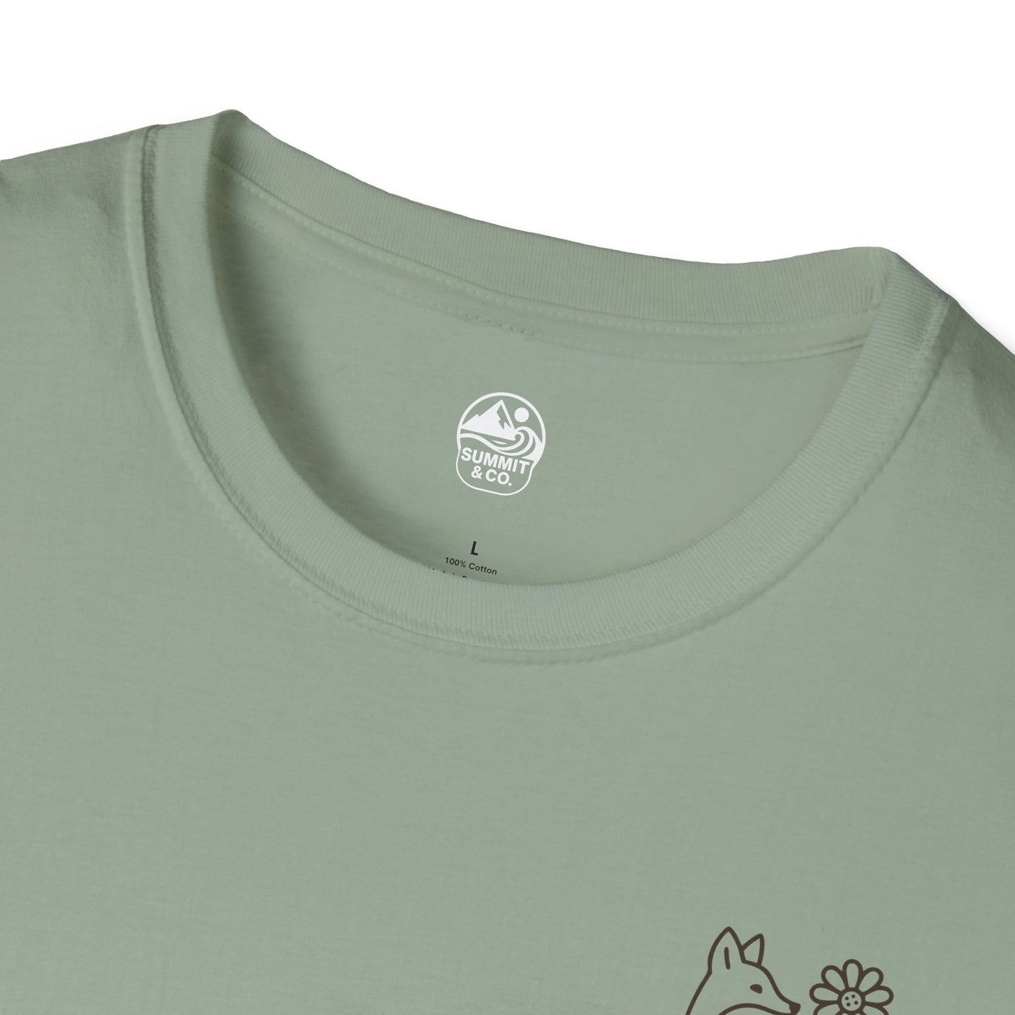 Summit&Co. Women's Softstyle Minimal Fox Tee