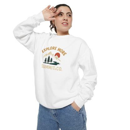 Women's Garment-Dyed Explore More Sweatshirt