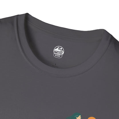Summit&Co. Softstyle Tee-Surfer Woman Logo