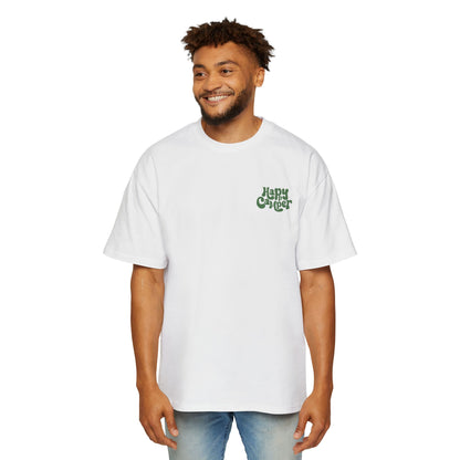 Men's Heavy Oversized Tee - Happy Camper