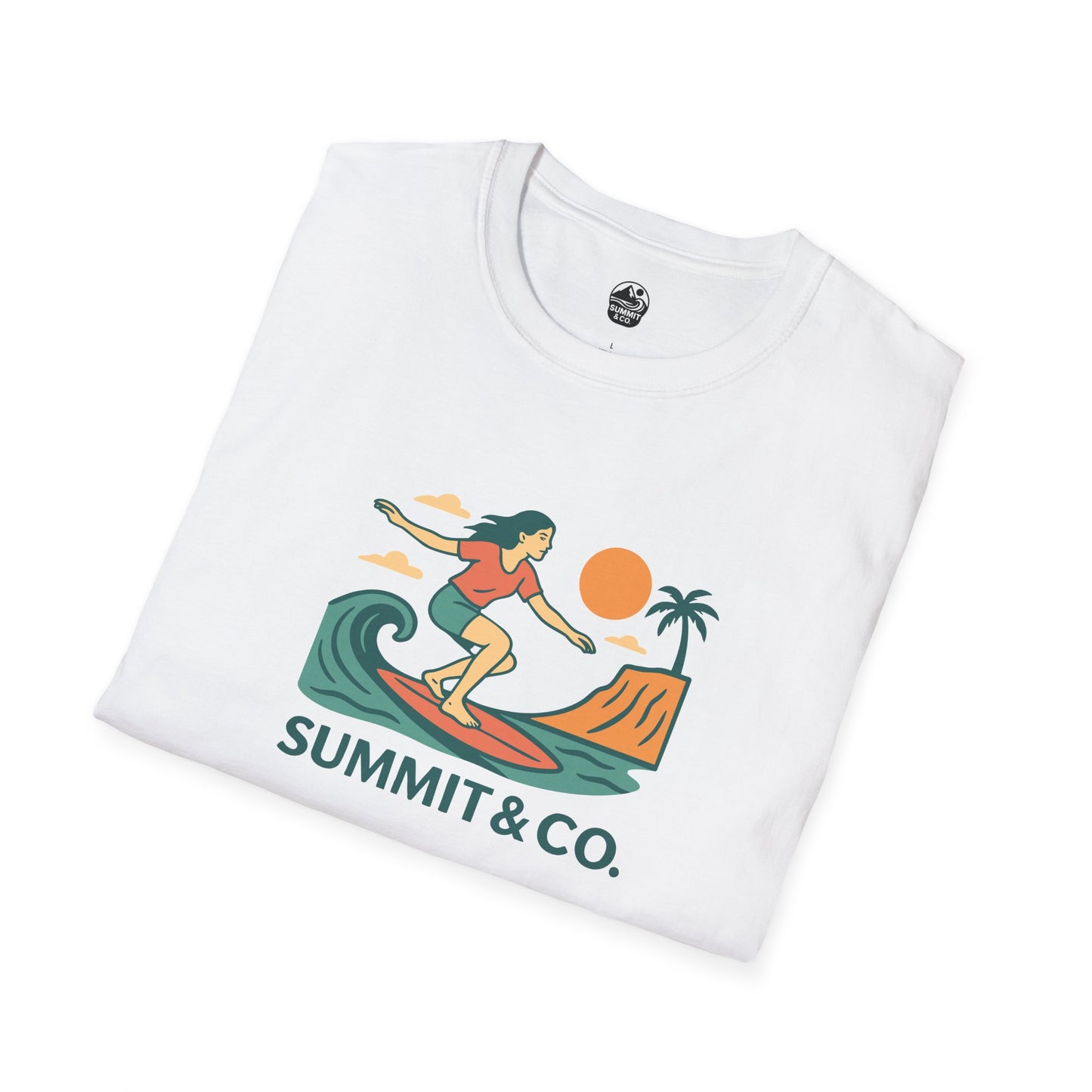 Summit&Co. Softstyle Tee-Surfer Woman