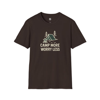 Summit&Co. Softstyle Tee-Camp More Worry Less