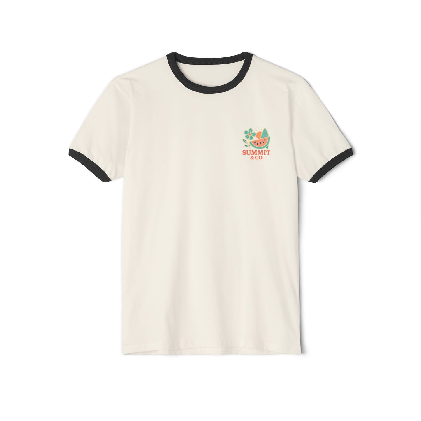 Summit&Co. Women's Ringer Watermelon Tee