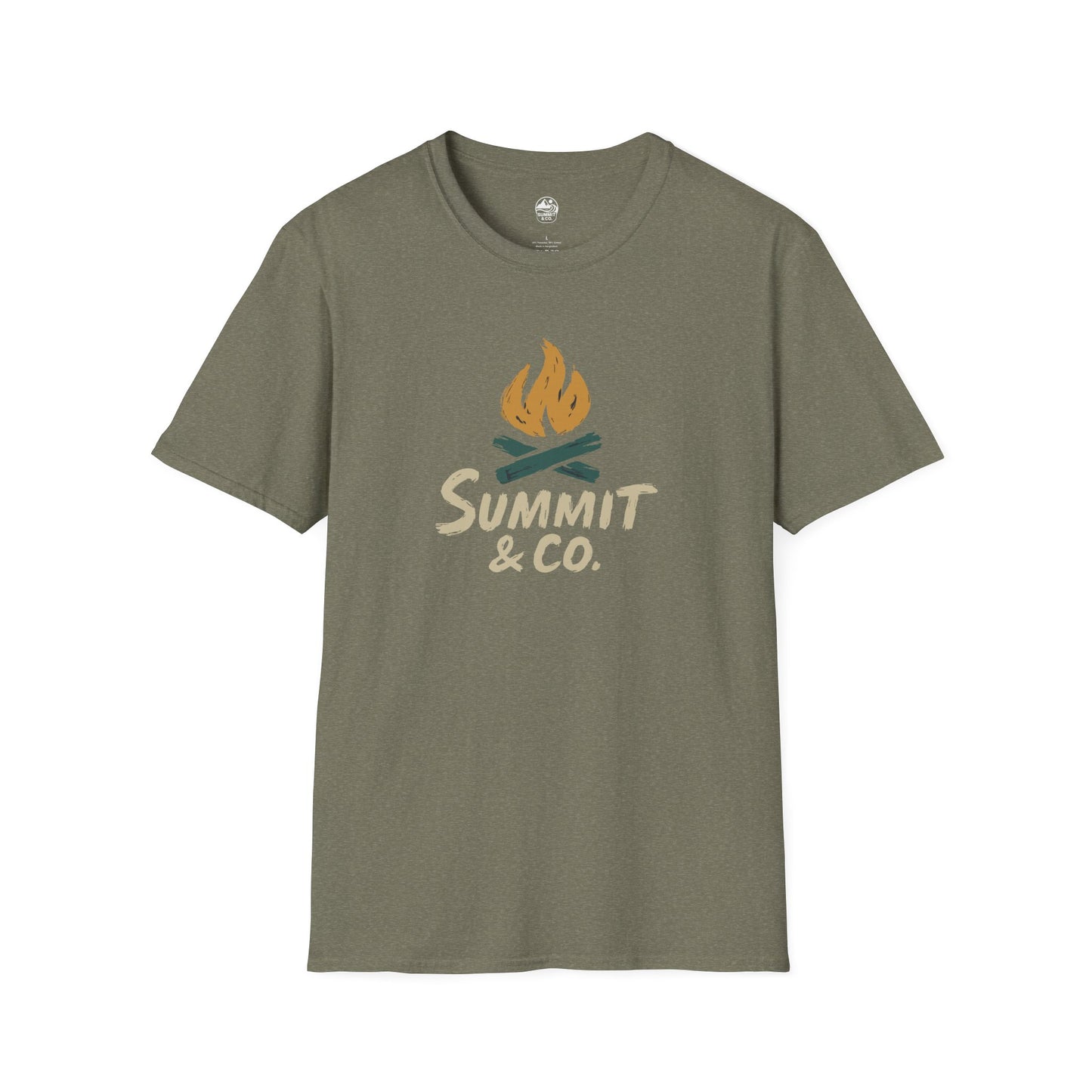Summit&Co. Softstyle Tee- Brushed Fire