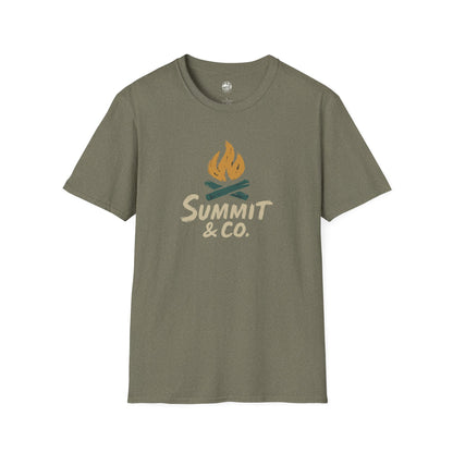 Summit&Co. Softstyle Tee- Brushed Fire