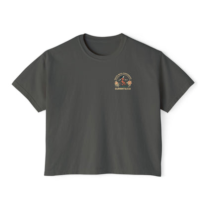 Summit&Co. Women's Boxy Tee-Skate with Confidence