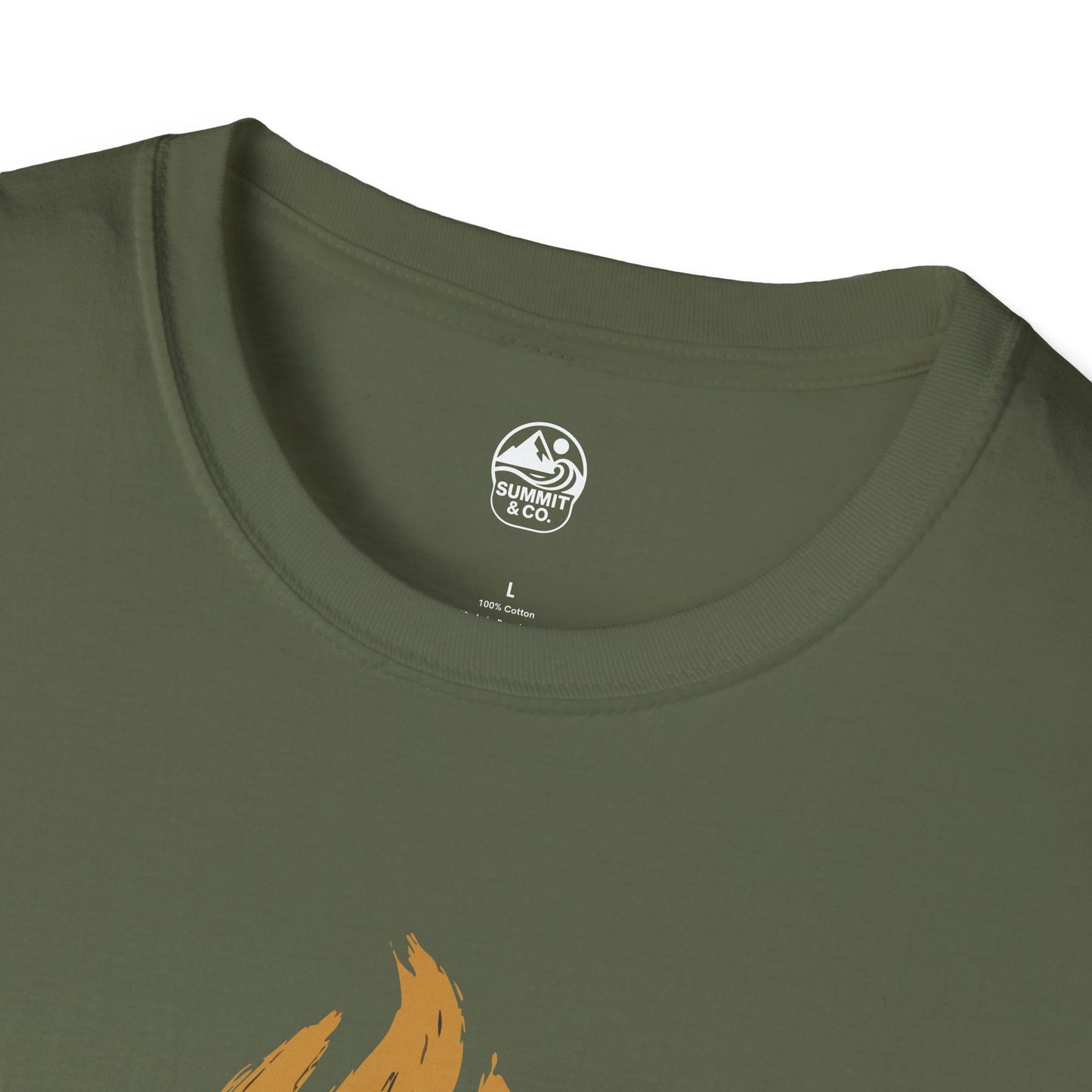 Summit&Co. Softstyle Tee- Brushed Fire
