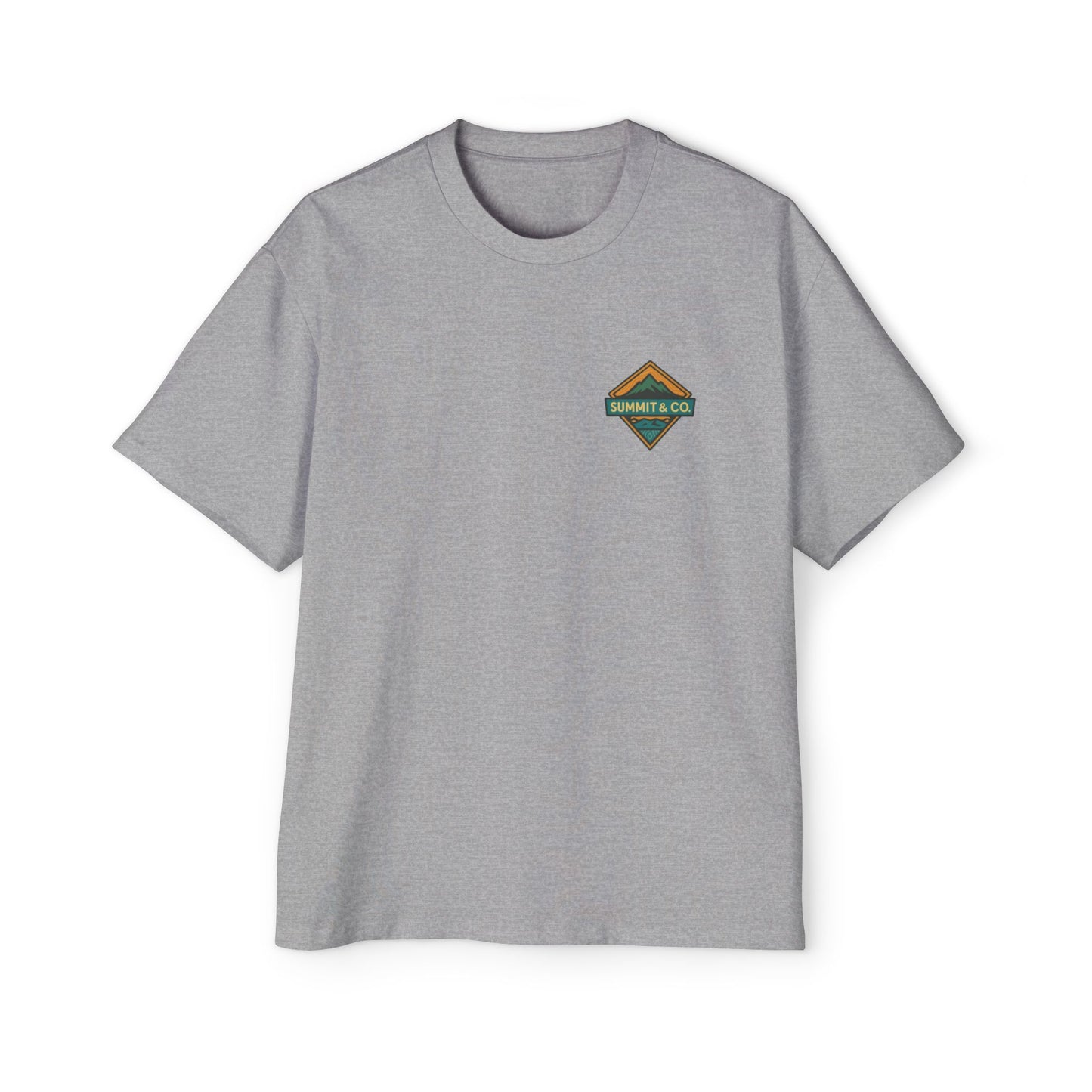 Men's Heavy Oversized Tee-Diamond Logo