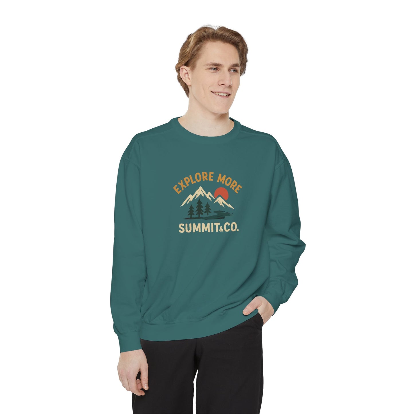 Women's Garment-Dyed Explore More Sweatshirt