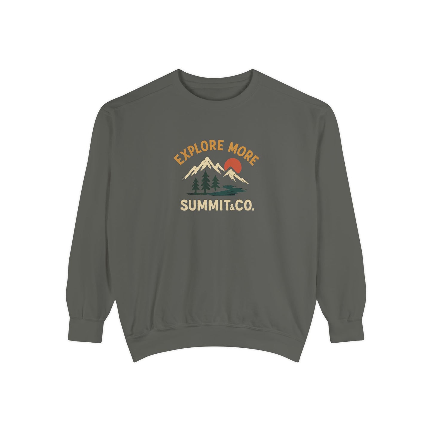 Unisex Garment-Dyed Explore More Sweatshirt