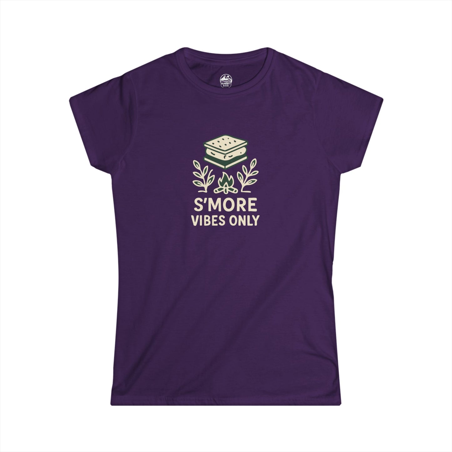 Summit&Co. Women's Slim S'more Vibes Only Tee