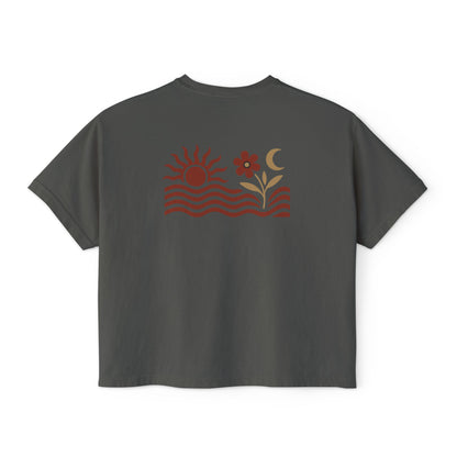 Summit&Co. Women Boxy Tee- Chase The Sun