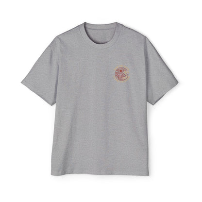 Men's Heavy Oversized Tee - Sunset Sessions