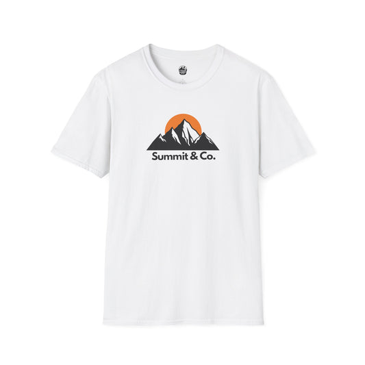Summit&Co. Softstyle Tee-Mountain& Sun