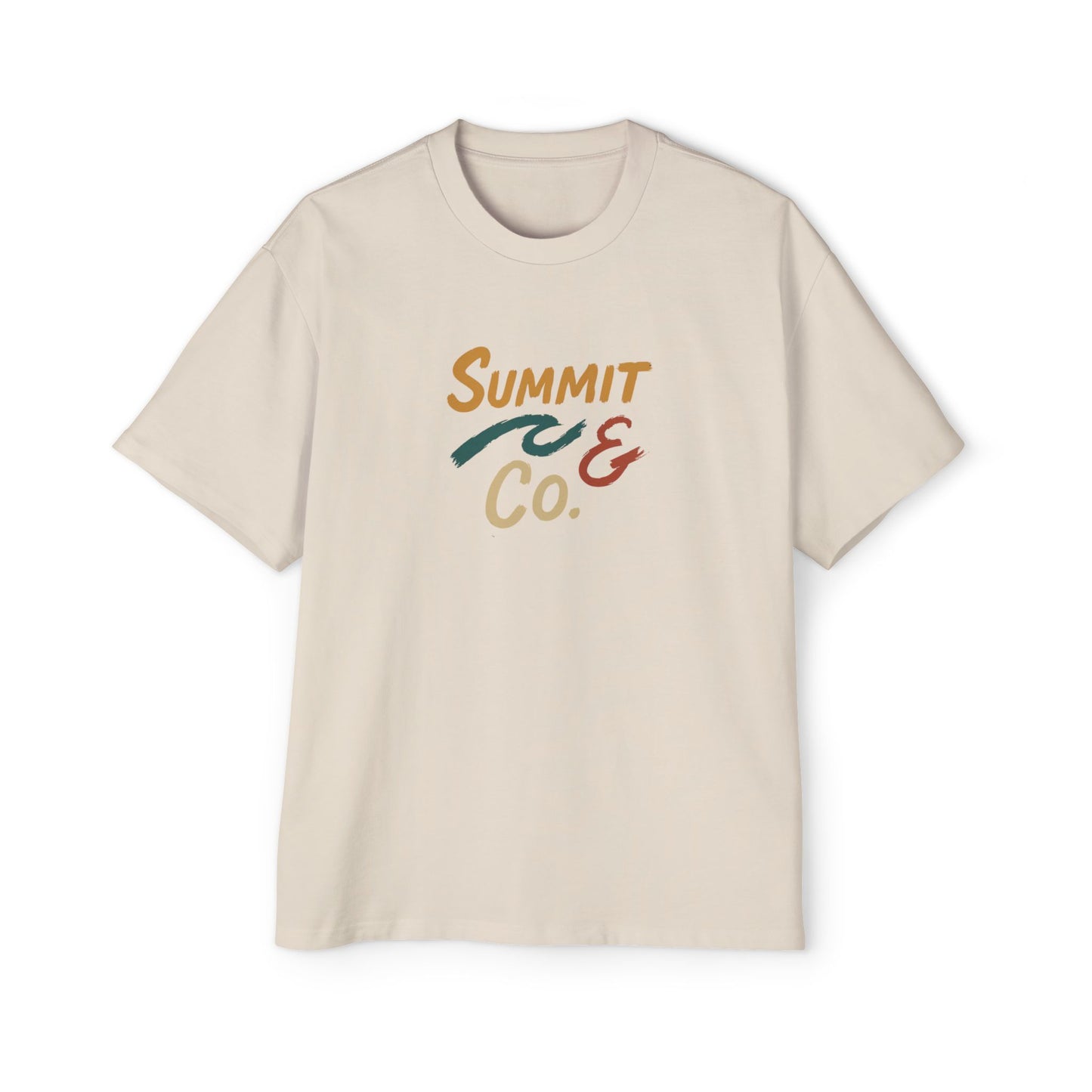 Men's Heavy Oversized Tee - Brushes T-Shirt