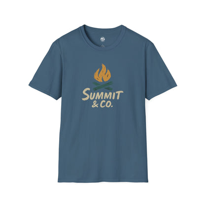 Summit&Co. Softstyle Tee- Brushed Fire