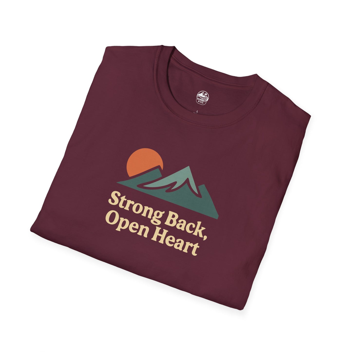 Summit&Co. Softsyle Tee-Strong Back Transparan