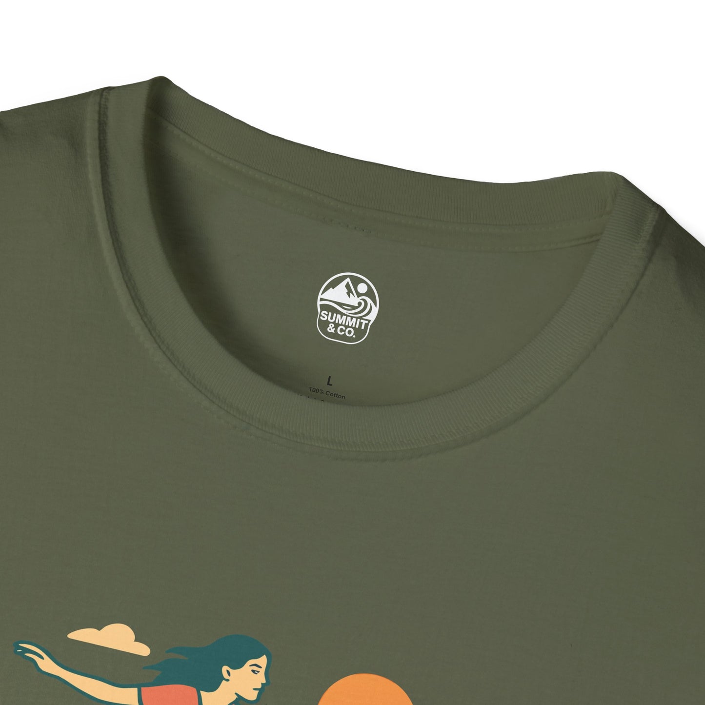 Summit&Co. Softstyle Tee-Surfer Woman