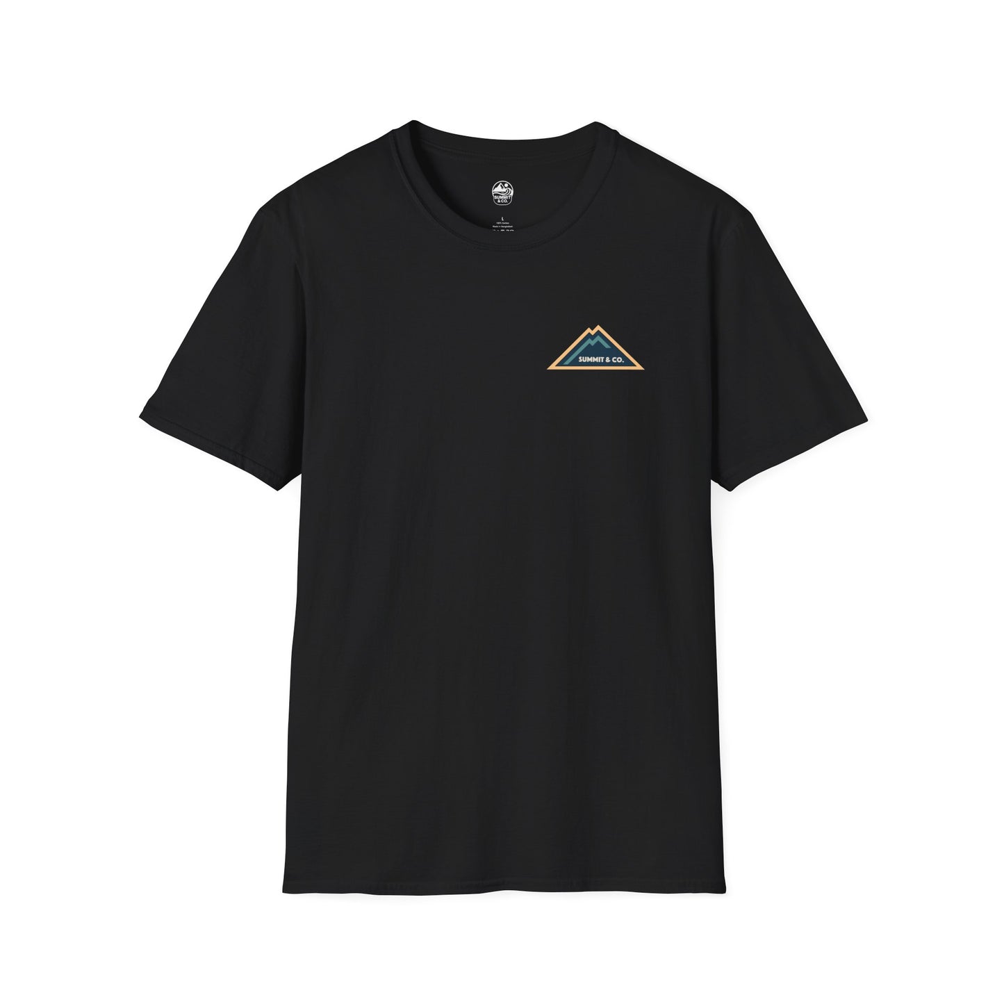 Summit&Co. Softstyle Tee-Mountain& Line