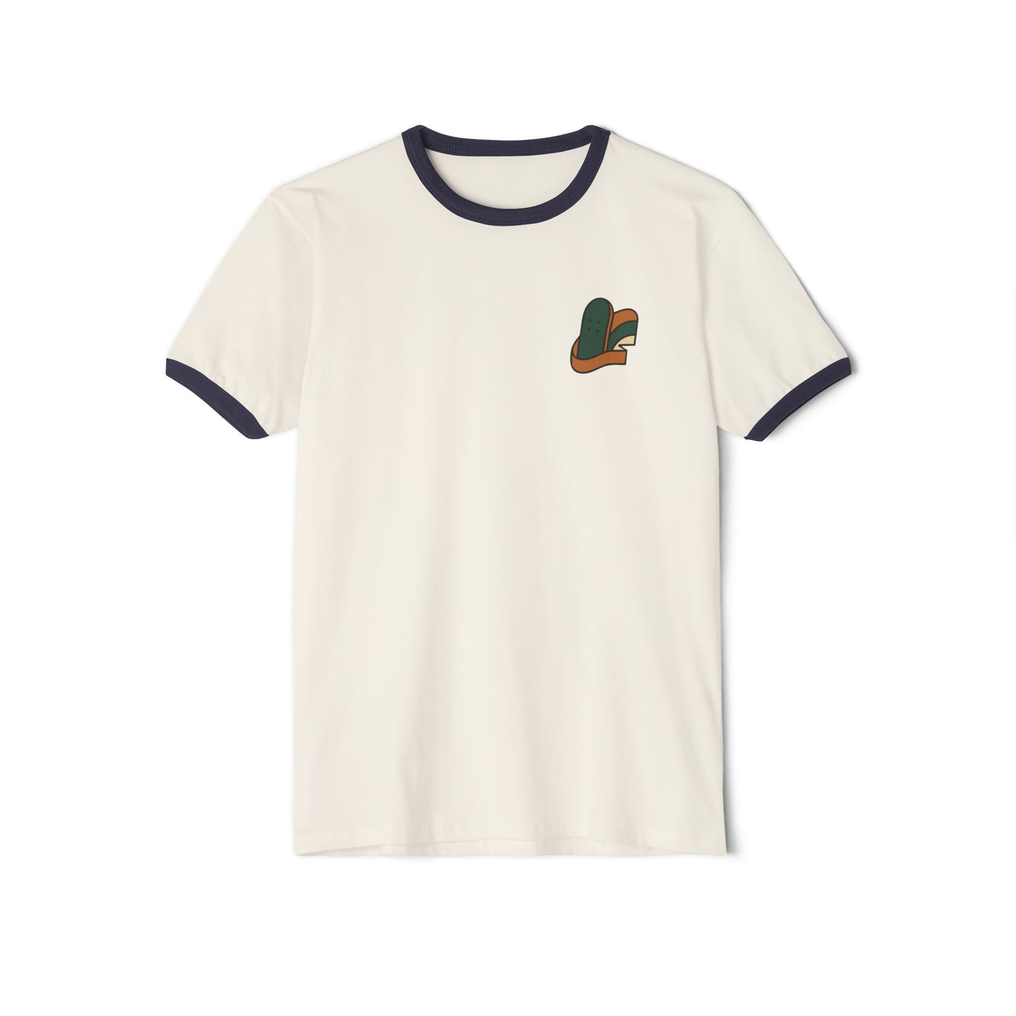 Skate Cotton Ringer T-Shirt – Eco-Friendly Style for Nature Lovers