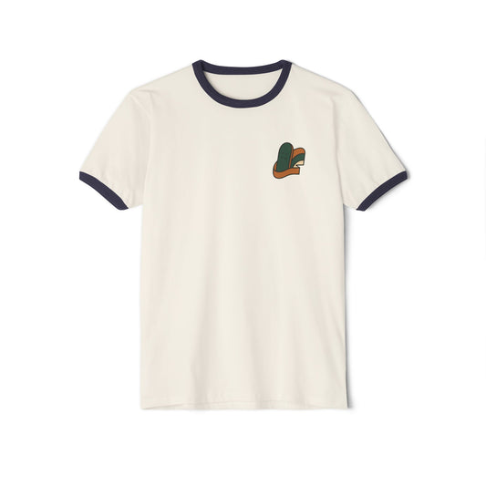 Skate Cotton Ringer T-Shirt – Eco-Friendly Style for Nature Lovers