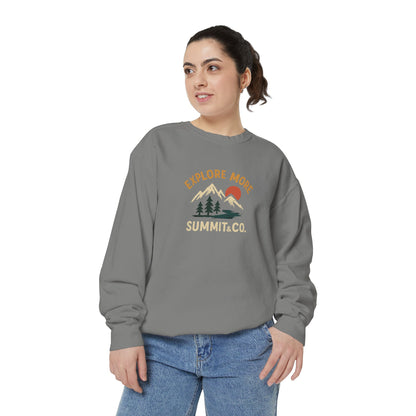 Women's Garment-Dyed Explore More Sweatshirt