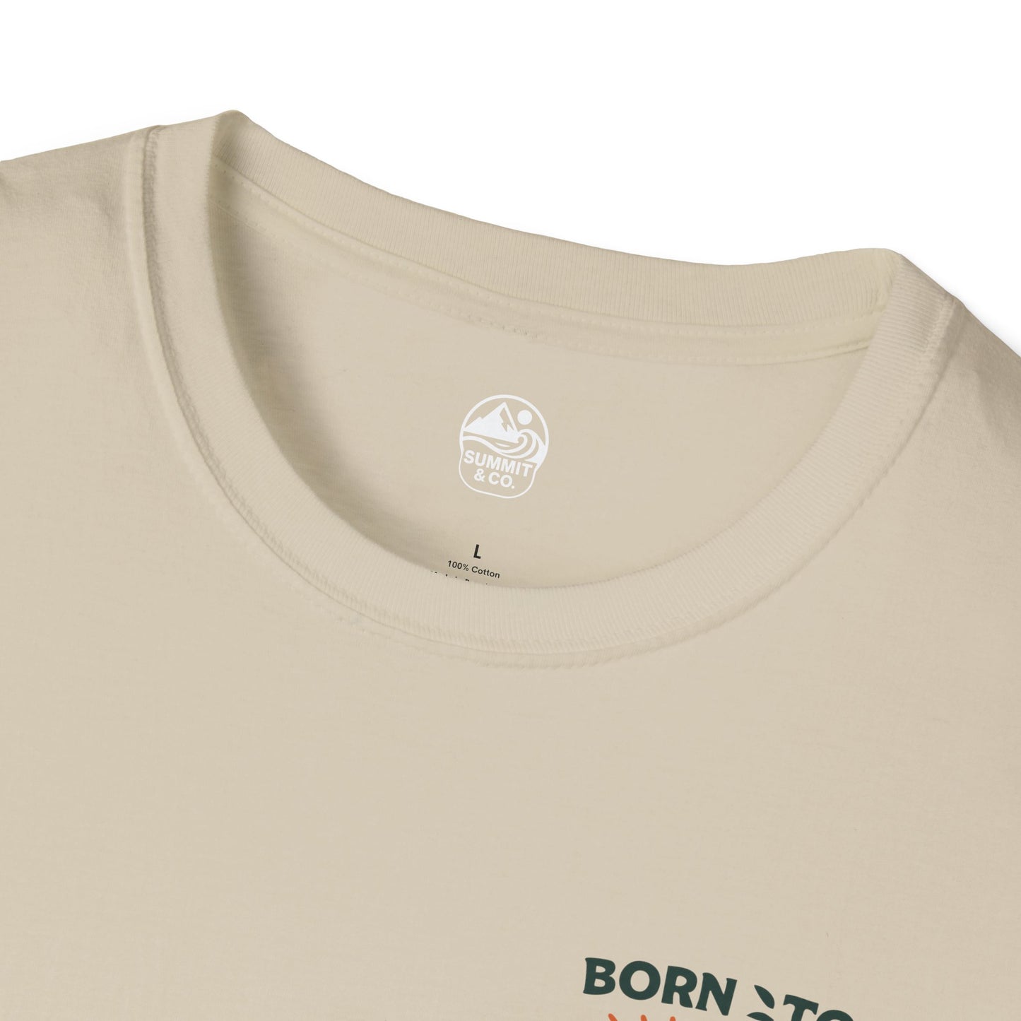 Summit&Co. Softstyle Tee-Born To Cruise (w/Back Design)