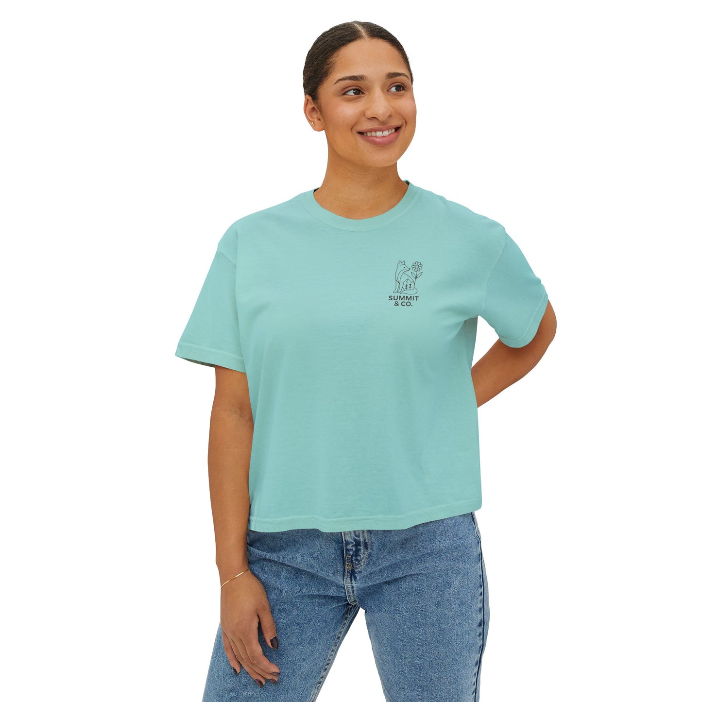 Summit&Co .Fox Women Boxy Tee