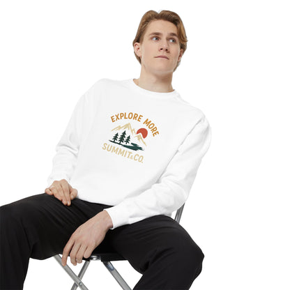 Women's Garment-Dyed Explore More Sweatshirt