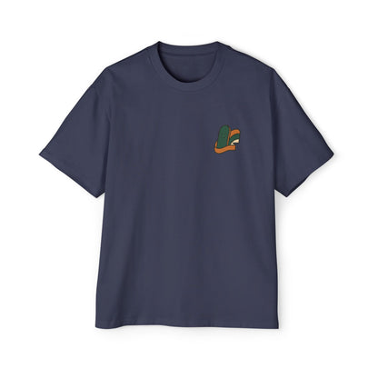 Men's Heavy Oversized Tee-Skate Logo