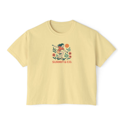 Summit&Co. Women Boxy Tee-Skater Woman