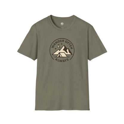 Summit&Co.  Softstyle Tee-Wander Often Always