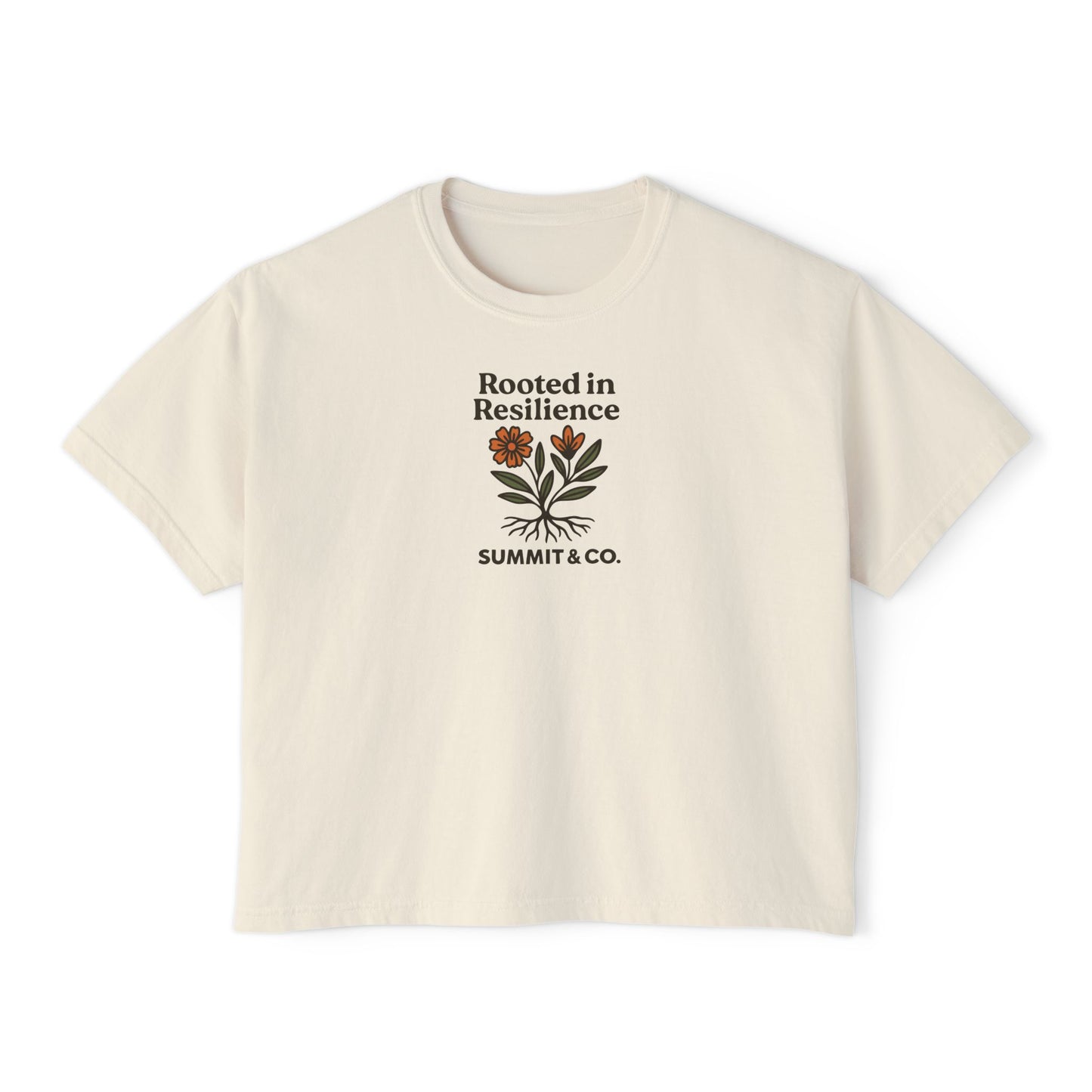 Summit&Co. Rooted in Resillience Women Boxy Tee