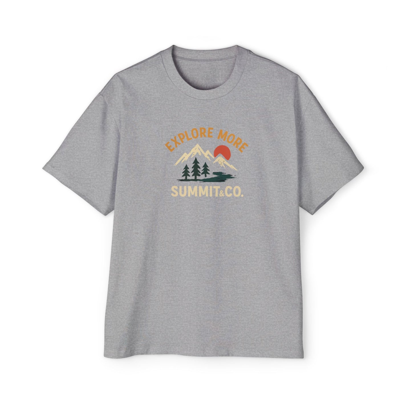 Men's Heavy Oversized Tee-Explore More
