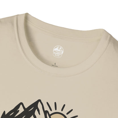 Summit&Co. Softstyle Tee-Brushed Mountains