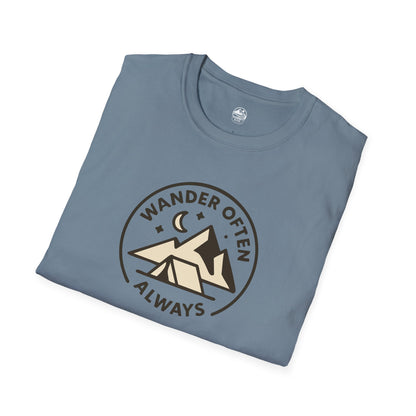 Summit&Co.  Softstyle Tee-Wander Often Always