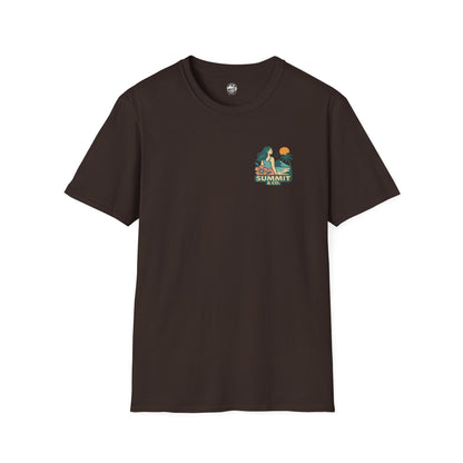 Summit&Co. Softstyle Tee-Surfer Woman Logo