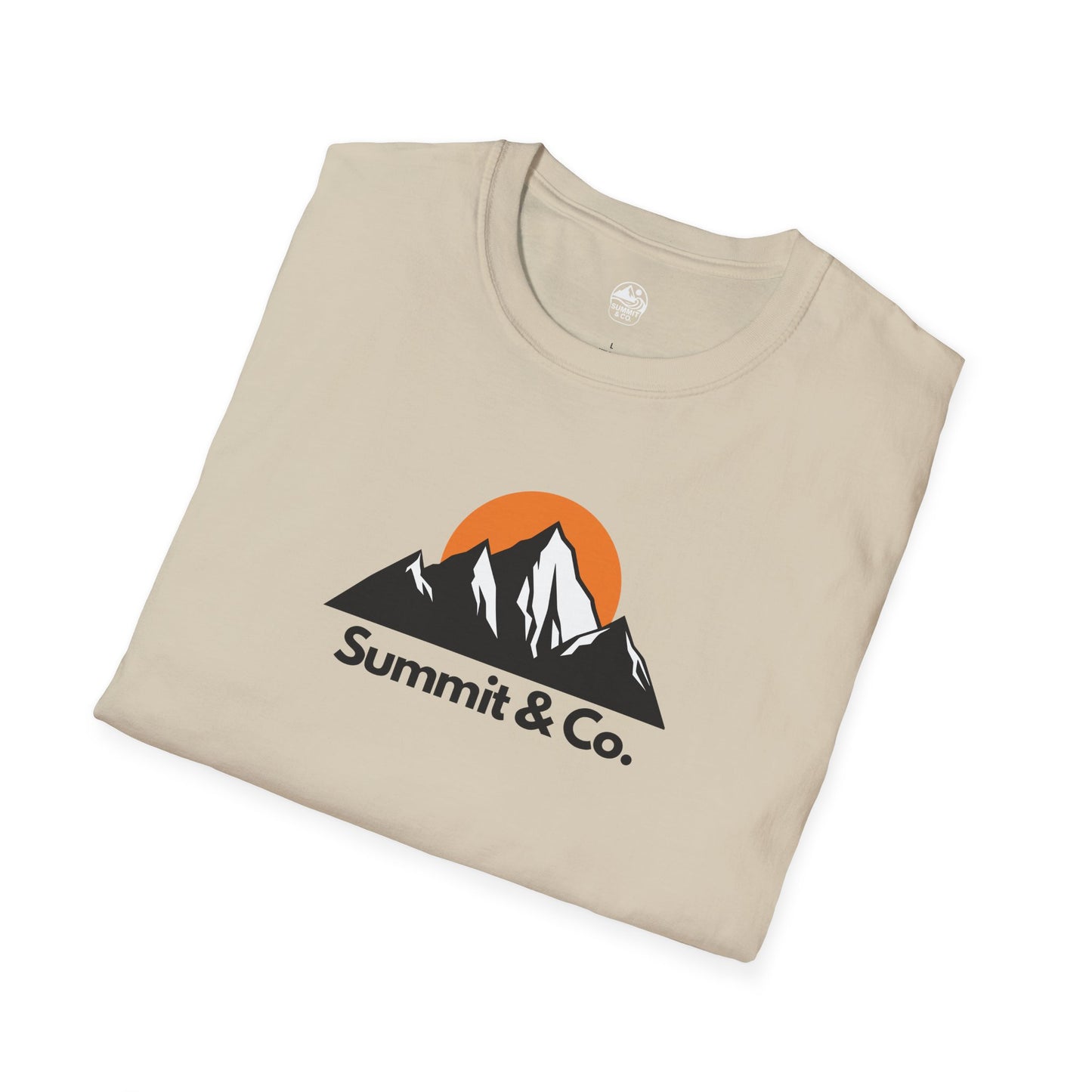 Summit&Co. Softstyle Tee-Mountain& Sun